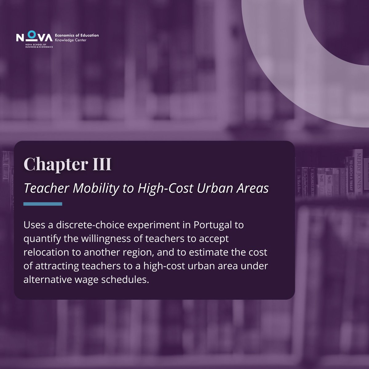 Nova SBE Economics of Education Knowledge Center tweet media