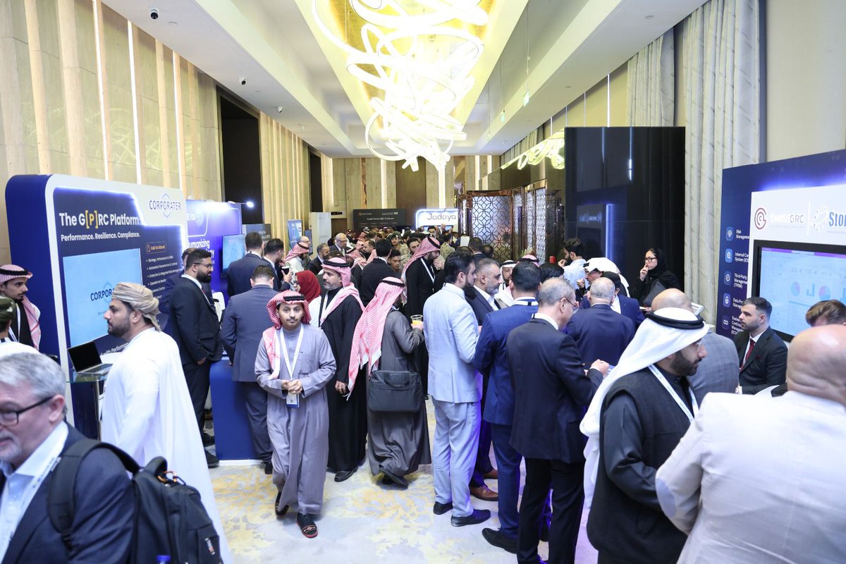saudia_daily's tweet image. The 4th #GPRC Summit kicked off today in #Riyadh, bringing together 800+ global leaders and experts to explore how integrated governance, risk, and compliance can drive innovation and strategic performance in line with #Saudi_Vision_2030