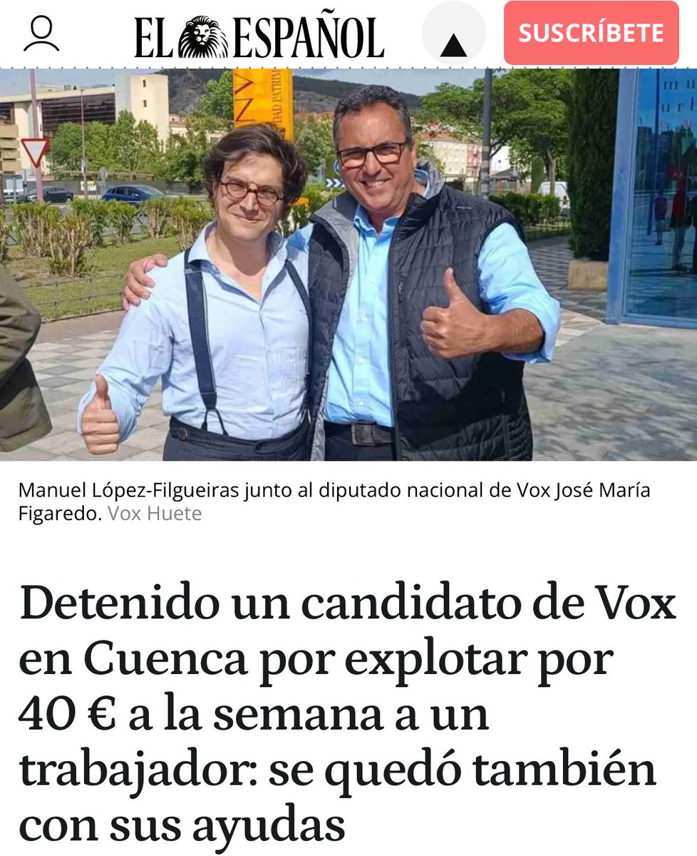 Os recuerdo que los que hoy están echando bilis contra la invasión migratoria y la regularización pactada por Podemos y PSOE son éstos.

No quieren inmigrantes, quieren esclavos.

No los quieren en la escuela o en la cola del médico, solo en la obra y en el invernadero.

No