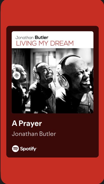 #DavidsMonthOfMusic

Day 27

a song from 2014

“A Prayer” - Jonathan Butler
#Instrumental
#Jazzuary

youtu.be/KGsh1OWTZ6w?si…