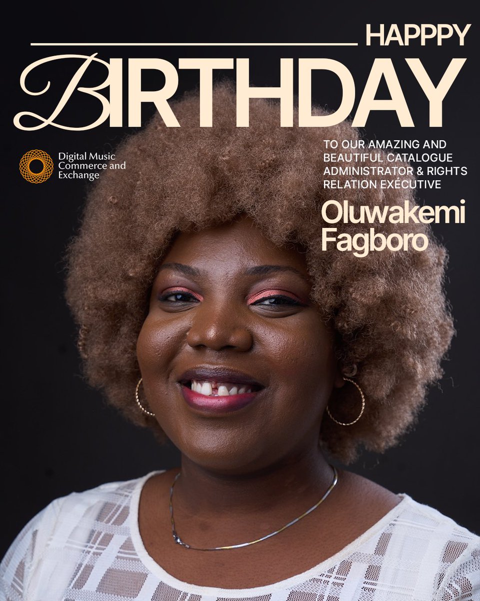 Here’s to growth in every form. Happy Birthday to <a href="/Chemmie_music/">CHEMMIE</a> our esteemed multitalented Catalogue Administration &amp; Rights Executive🥂🎉

…

#DMCE #happybirthday