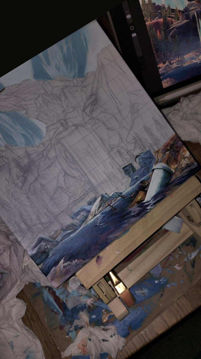 danieesketches's tweet photo. The Waterfall - WIP - ⛰️🌊
#road96 #digixart #danieesketches https://t.co/RT8wYOrPQS