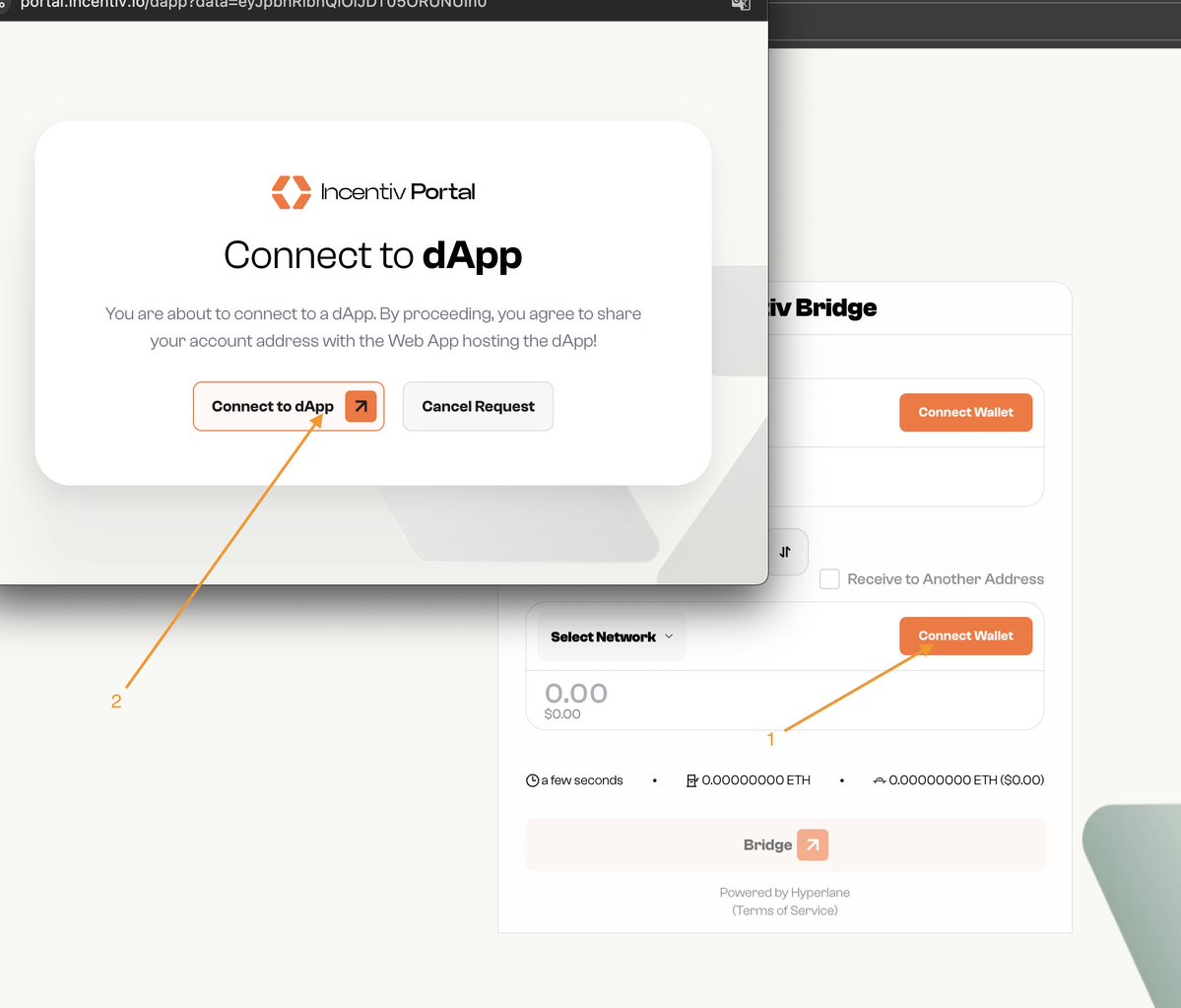 兄弟们，速冲 <a href="/Incentiv_net/">Incentiv</a> 主网OG徽章，明牌向早期用户空投总量26%的 $CENT 🪂

portal.incentiv.io/login?refCode=…

- 连接 evm 钱包后会生成 AA 地址

- 到 bridge.incentiv.io 将usdc跨到incentiv网络，直接连接incentiv钱包即可（图2）

- 返回首页完成swap/send

其他任务等完成后在评论区继续更新👇