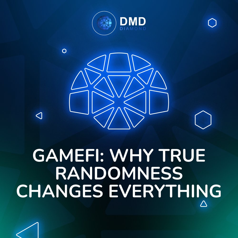 For years, blockchain gaming has struggled with a hidden problem: "pseudo-randomness." When Random Number Generation (RNG) depends on block hashes, miners or savvy bots can predict the outcome, potentially cheating in games or manipulating loot box drops.

DMD Diamond changes the