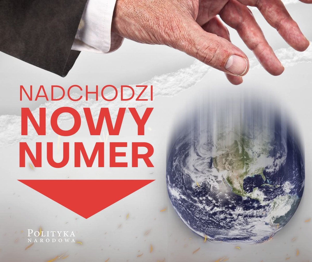 18 LAT | 33 NUMERY | JEDNA IDEA  🇵🇱
Link: zrzutka.pl/t3su4m

Przez blisko 18 lat Narodowy Instytut Społeczny wydał  33 numery <a href="/PolitykaNaro/">Polityka Narodowa</a> - pisma, które na stałe wpisało się w dyskusję środowisk narodowych, prawicowych i konserwatywnych.

🌎 Już wkrótce ukaże się nowy,