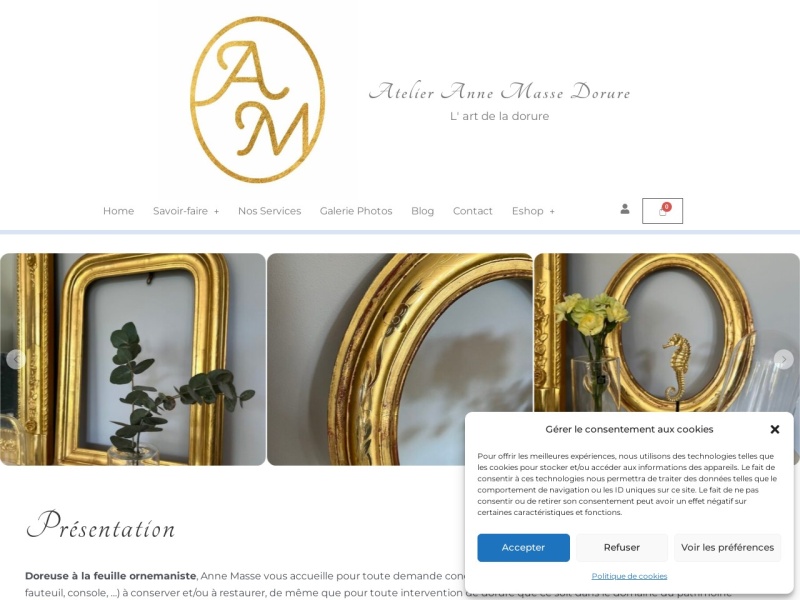 Dorure Anne Masse à #Paris (#Paris) L'Atelier de Dorure Anne Masse, à Paris, propose la restauration et la conservation de bois dorés anciens (cadres, miroirs, consoles…), ainsi que des dorures ...
Suite 👉 artisansdupatrimoine.fr/professionnel/…
#Artisan #Restauration #Patrimoine