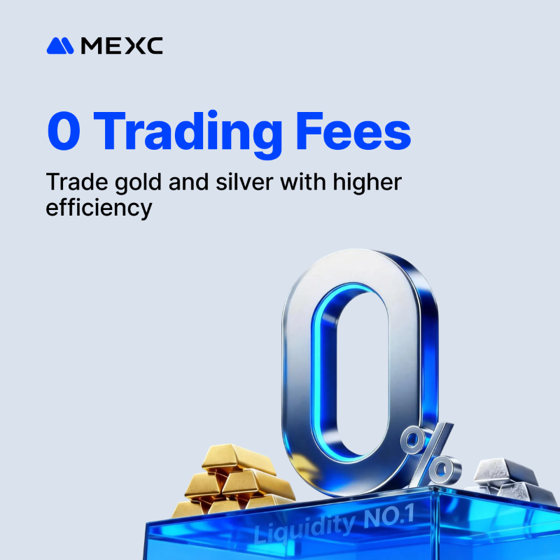 MEXC's tweet photo. Crypto traders are turning their eyes to GOLD &amp; SILVER!

Here’s why you should trade them on MEXC 👇