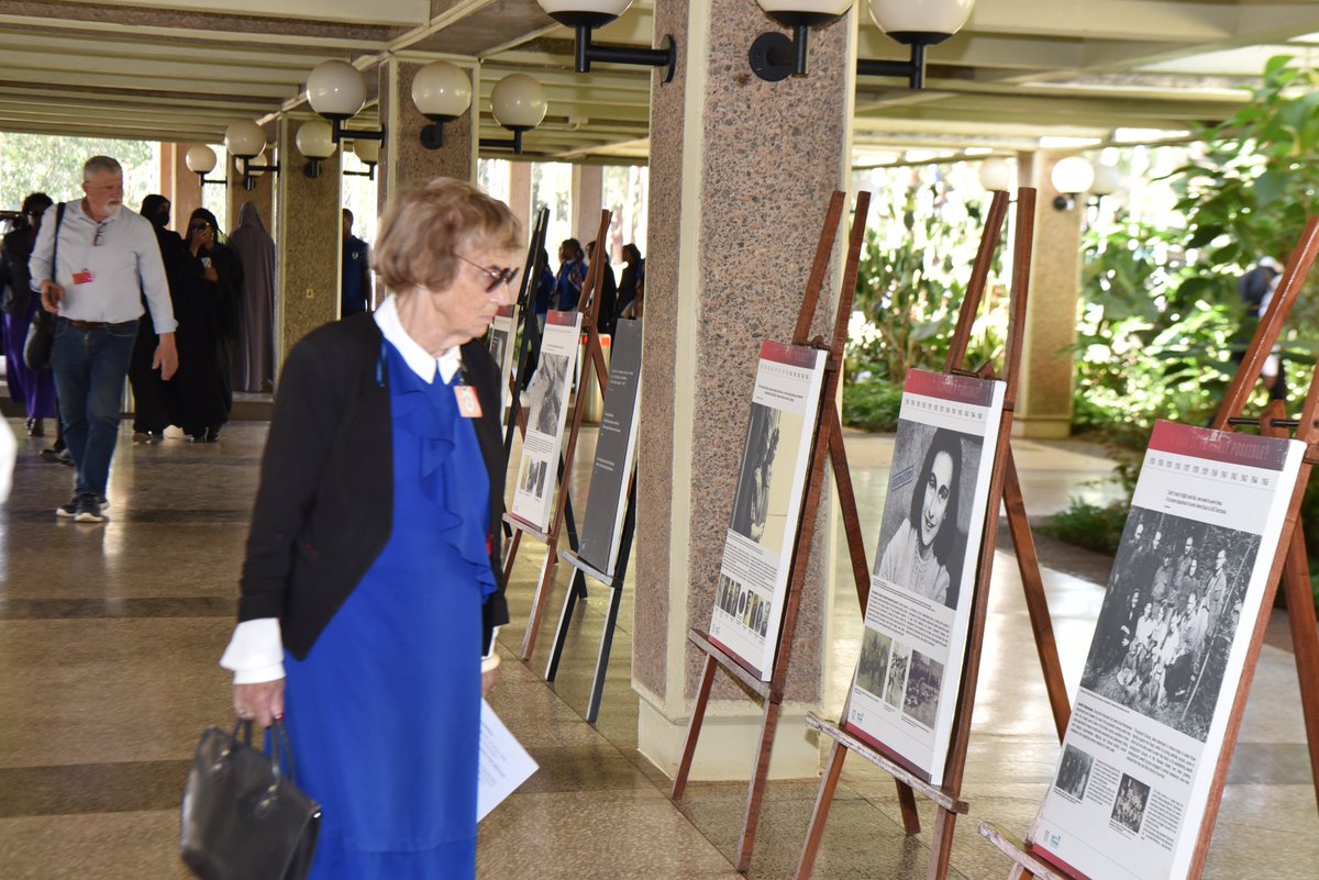 A Holocaust survivor, Ms. Wanda H. Albinski today shared her testimony &amp; viewed a Holocaust exhibition at the UN Offices at Nairobi.

Ms. Wanda is among few survivors of the Holocaust remaining in the world today.

She called for the respect &amp; acceptance of other people's views.