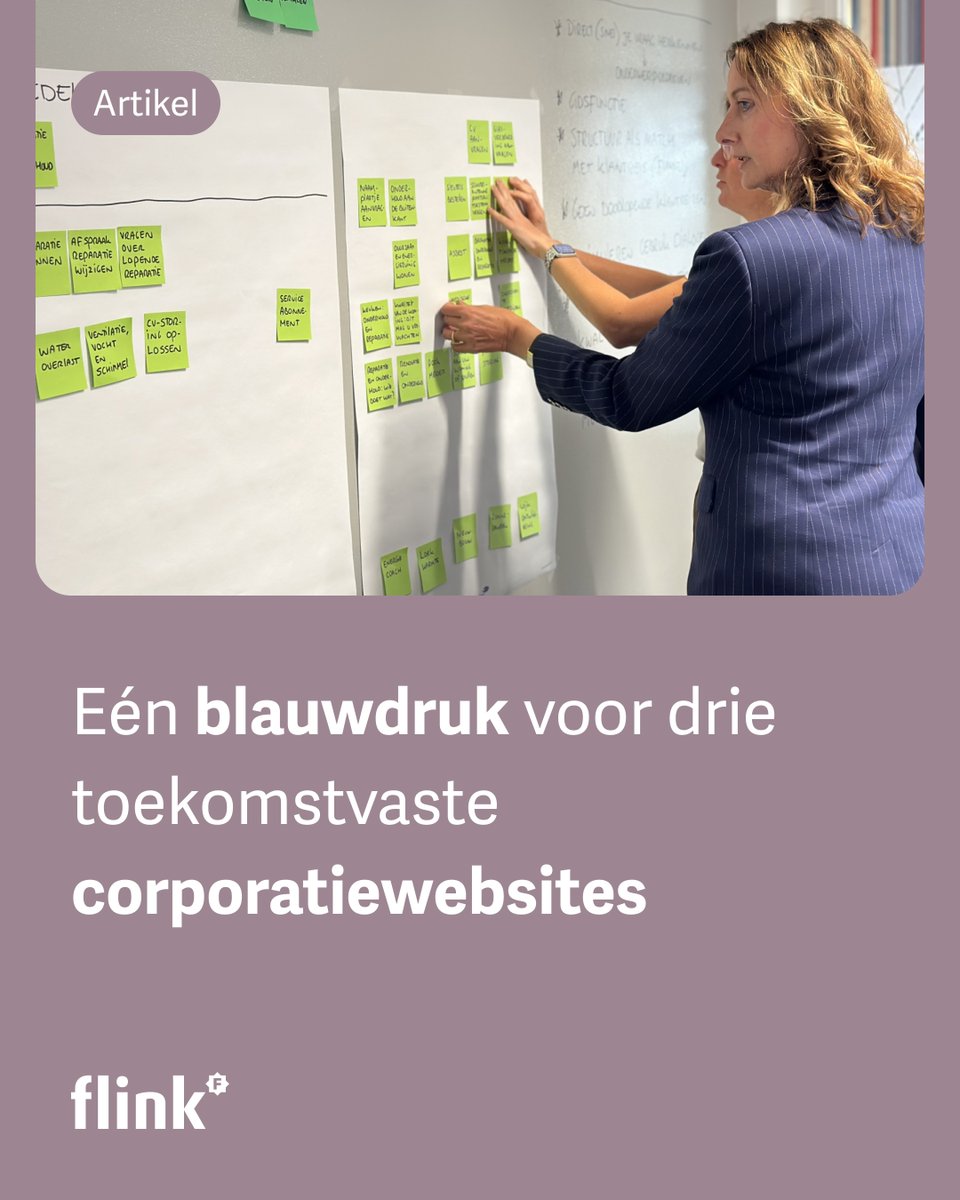 Een sterke klantbelofte verdient een website die ’m waarmaakt...

Zin om mee te kijken hoe we samen met 3 woningcorporaties hun klantbelofte als kompas gebruikten en wat dat opleverde voor structuur, content en doorontwikkeling binnen de vaste kaders?

flink.nl/nieuws/een-bla…