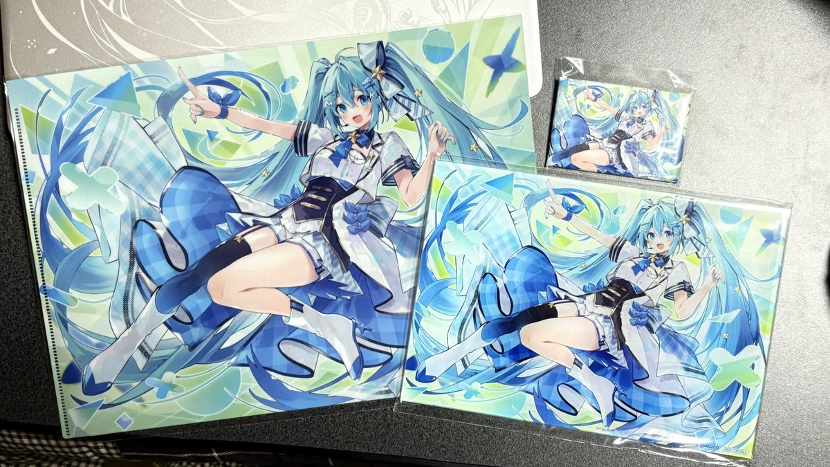 初音ミク クリアファイル エムアイカード おしおしお 今日クリアファイルが届いたので初音ミク×エムアイカードのポイント