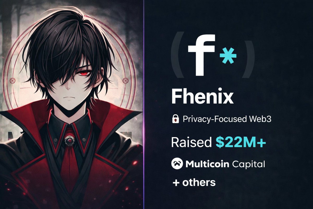 Everyone talks about transparency in crypto…
but no one talks about what it breaks.
That’s where Fhenix comes in 👀

<a href="/fhenix/">Fhenix</a>  is a Web3 project bringing Fully Homomorphic Encryption (FHE) to Ethereum similer to zama.

In simple words ↓
Smart contracts can work on encrypted data