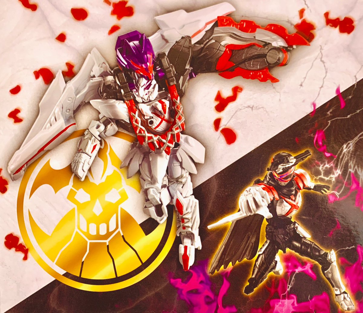 ミニプラの「テガジューン&ダークウルフデカリバー50&勇動リング