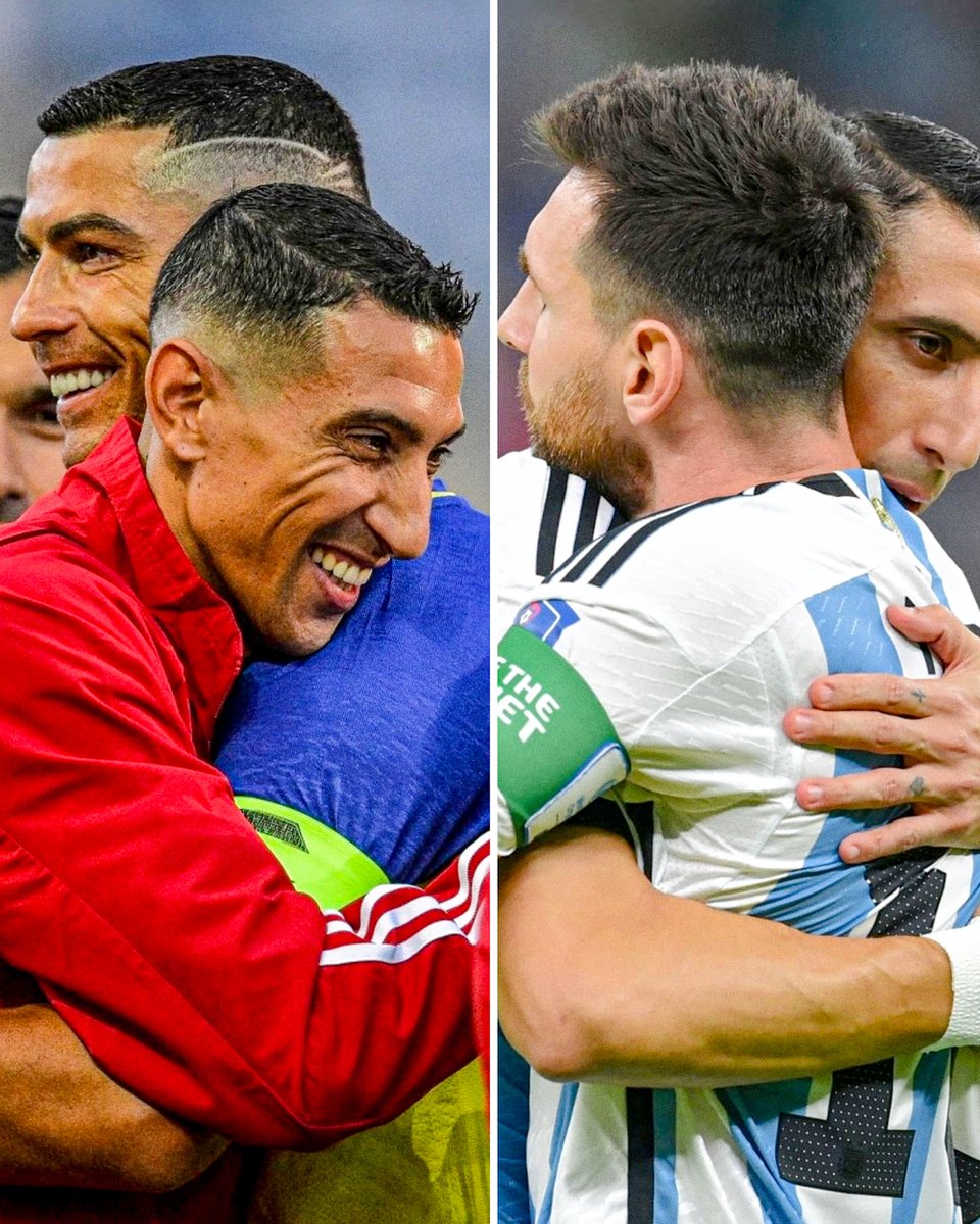 🗣️ Angel Di María bicara soal Cristiano Ronaldo:

“Dari sisi profesionalisme, dia nomor satu. Etos kerja dan usahanya untuk jadi yang terbaik saat bersaing dengan Messi benar-benar luar biasa.” 👏🏽

“Sayangnya, dia berada di era yang sama dengan Messi, yang membuat jalannya makin