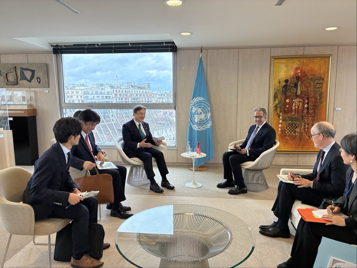 MofaJapan_en's tweet photo. State Minister for Foreign Affairs HORII visited the French Republic and the United Kingdom. He held meetings with dignitaries from the French government and the #UNESCO Secretariat, and visited the Japan Cultural Insisute in Paris and #JapanHouse London.
#MCJP #France #UK
https://t.co/RFh4uhkyiX