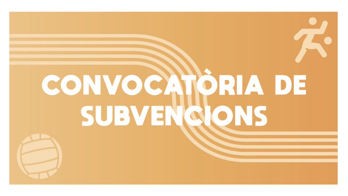 SbdEsportEduca's tweet photo. Obrim convocatòria de tres línies de subvencions per a projectes d’entitats: 
⛹🏻‍♀️ Promoció esportiva 
🚴🏼 Esport escolar en horari no lectiu curs 25/26
🤾🏼‍♀️ Esport femení federat

📅 Sol·licituds fins a l’11 de febrer
📝 + info i tràmits 
https://t.co/vR3hvfRJ5Y
#Esports #Subvencions https://t.co/iJKXE6yVn3
