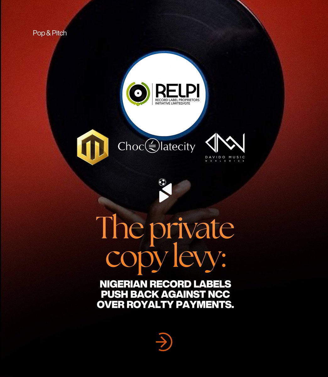 PopandPitch's tweet photo. Major Nigerian record labels are pushing back against the NCC’s plan to channel copyright levies through MSCN, raising concerns about representation, transparency, and who truly speaks for sound recording owners.
Credits to @ade_adeayo and @fozadoza who broke the developing story https://t.co/XnQr5PJHQq