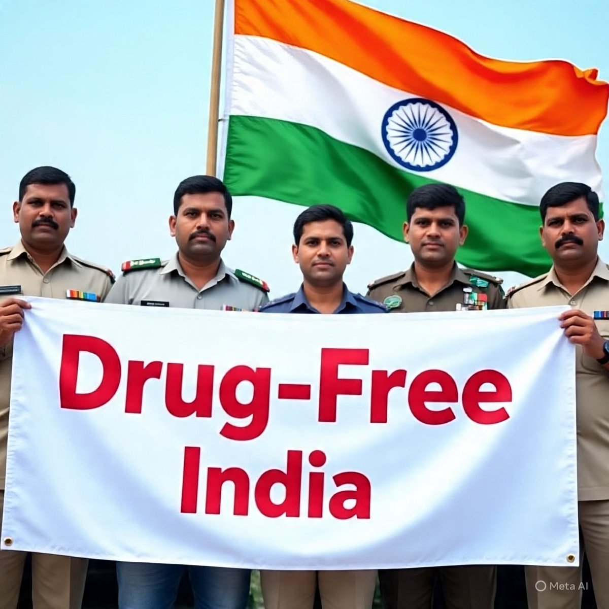 LoneInzar's tweet photo. Drugs weaken the body and mind. A drug-free nation is a strong nation.#DrugFreeIndia #IndianArmy #ServiceBeforeSelf
#VajrDiv https://t.co/HLeq7vtfhG