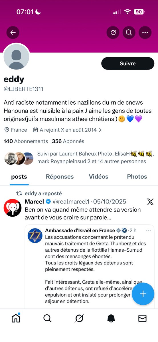 <a href="/GWGoldnadel/">G-William Goldnadel</a> ,<a href="/NLincrevable/">Nathan Azoulincrevable</a> et toute ma TL🇮🇱⤵️ce pro palo nous traite de « insupportable et sale sioniste.
Signalement fait 
Merci de rt