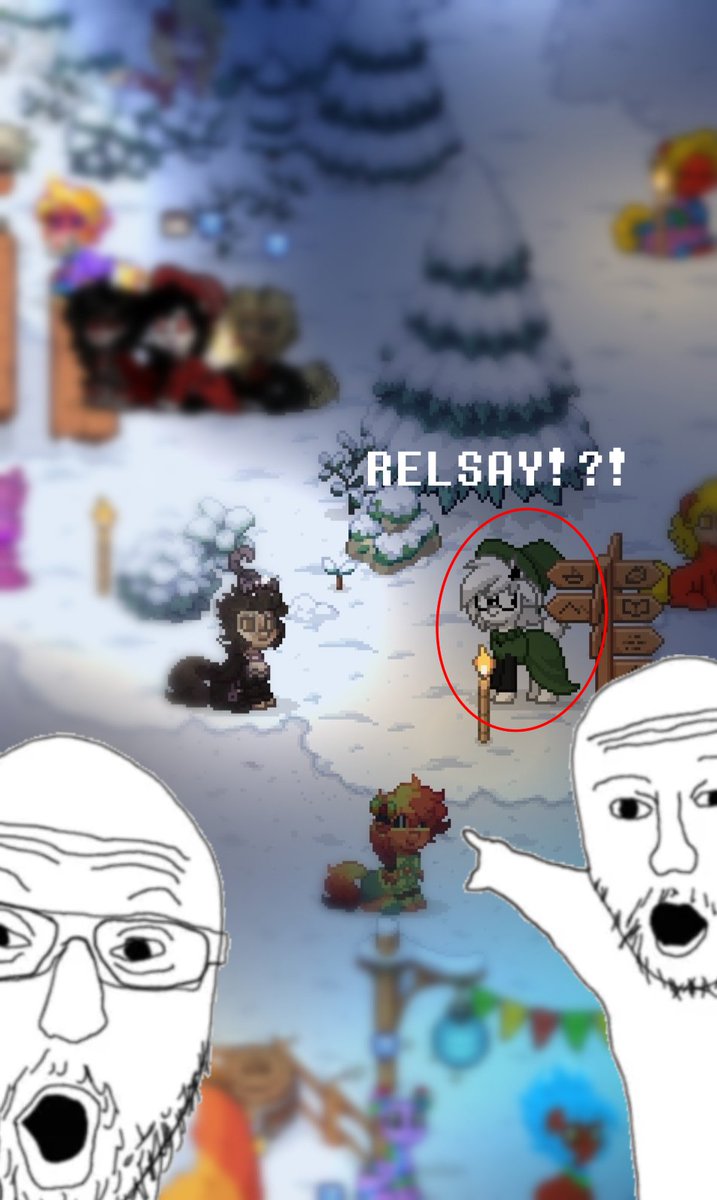 mogeOwO's tweet image. meet the RELSAY on pony town?!!?! #relsay #deltarune #Ponytown