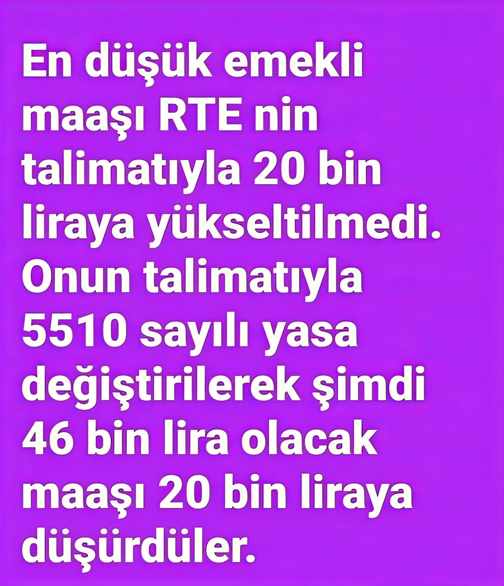 #EmeklilerMüsaitGetirinSandığı