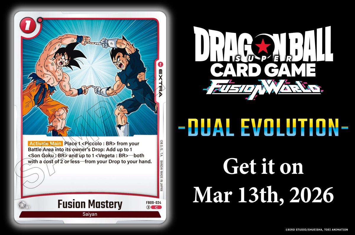 Dragon Ball Super Card Fusion World tweet media
