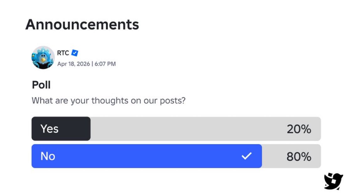 Roblox Status tweet media