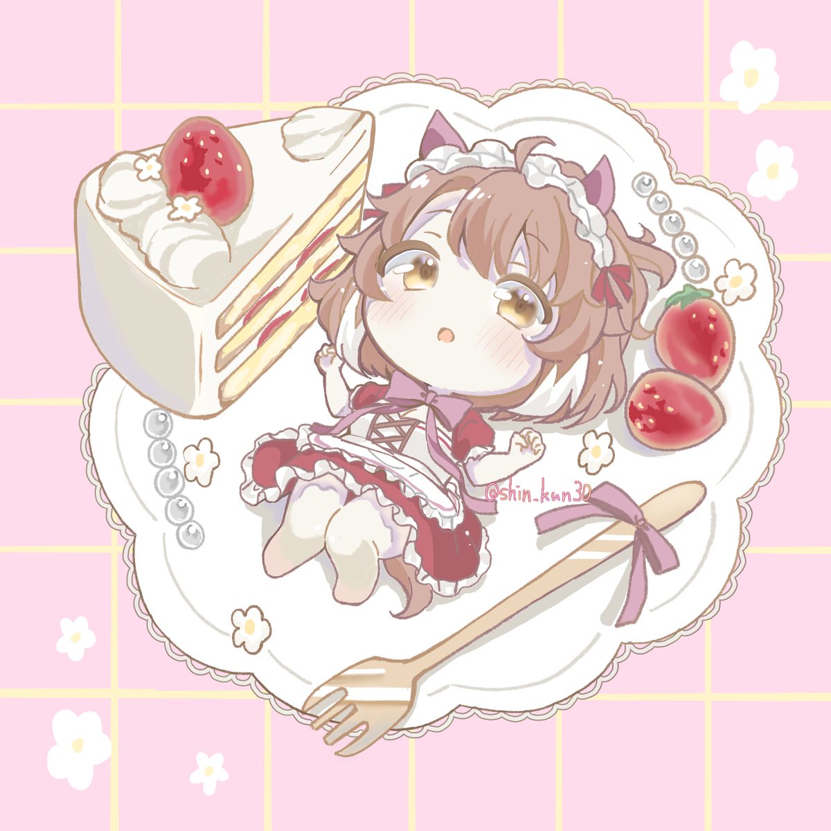 ちびキャラ描くの楽しい…♡
 #ウマ娘