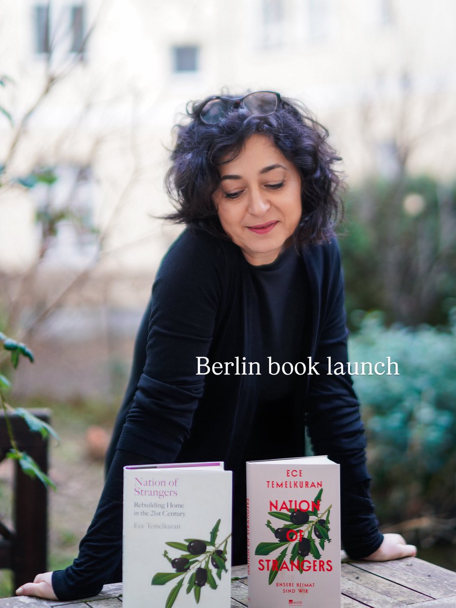 ETemelkuran's tweet photo. I am looking forward to seeing many Berliners at the book launch event for Nation Of Strangers: Unsere Heimat Sind Wir. It ls on the 4th of February, 20:00,  at #pfefferbergtheater . This launch is special to me not only because it will be chaired by wonderful Eva Menasse, but also because I wrote this book in Berlin, the world capital of strangers! In fact, most of the book was written in this garden, where the picture is taken by Svenja Wiesen. It is this Berlin garden that replaced the one I had to leave behind in Istanbul. I hope during this launch and when you read the book afterwards, you will feel at home in this strange world. https://t.co/5Qtur5HS3T #berlin #booklaunching #nationofstrangers #newbook #home