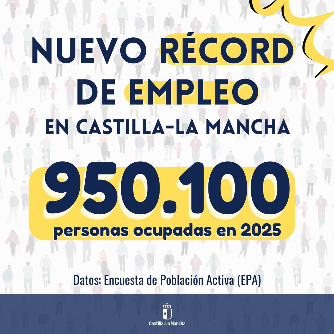 Sigue creciendo el número de personas que se incorporan al mercado laboral en nuestra tierra. En 2025 alcanzamos un nuevo récord histórico y vamos a seguir trabajando en esta línea, con estabilidad, acuerdo y esfuerzo compartido.