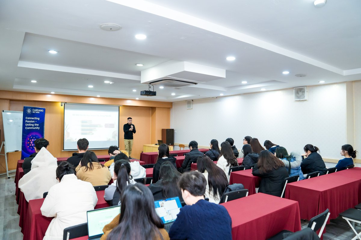 VietnamCardano's tweet photo. 1/ Hanoi Cardano Meetup Series #5 | Recap
📍 Hanoi, Vietnam | January 24, 2026
 Cardano Vietnam x Sky3Team @sky3team 
Meetup #5 focused on a core pillar of Cardano’s long-term design: Decentralized Governance — how decisions are made, how the community participates, and why governance is essential to sustaining a public blockchain ecosystem.
CC: @Cardano @Cardano_CF @Catalyst_onX @VietnamCardano @sky3team @c3eth
@mietran0407 @Hahero7 @AsiaAfrica_AACC @IOGroupNews @AsiaCnft