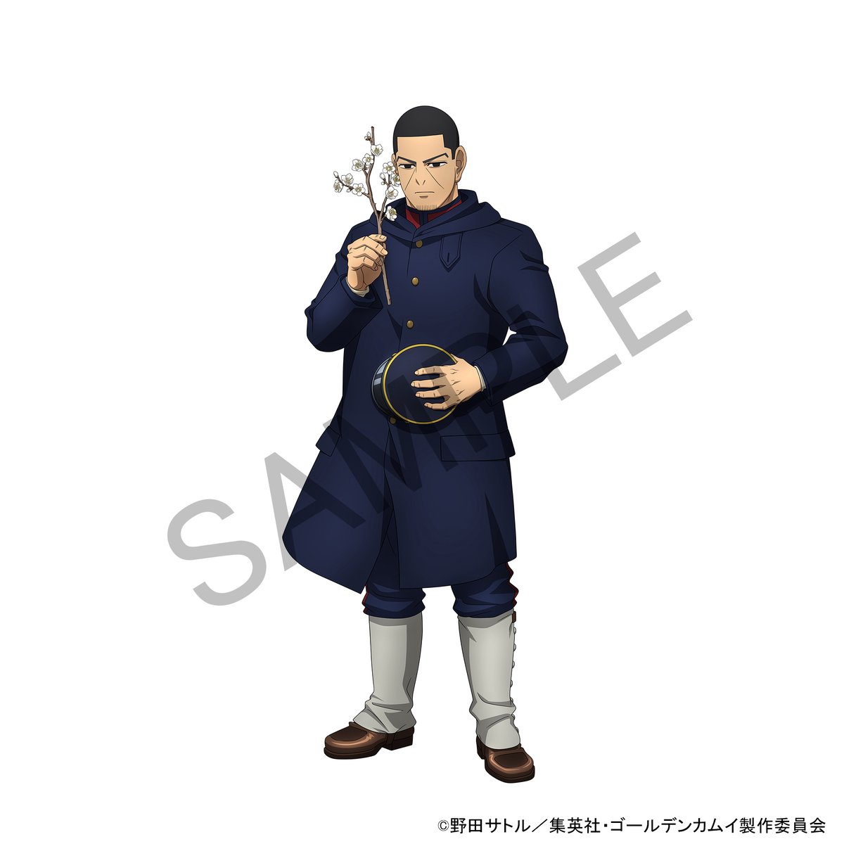 karendo_press's tweet image. 🌹TVアニメ『 #ゴールデンカムイ 』× #karendo コラボ🌹

コラボイラストで月島軍曹が持つお花をご紹介✨

お花：梅

karendoの全国6店舗にて
ポップアップを開催中‼

karendo限定コラボフラワー商品は、
特別店6店舗以外の14店舗でもお買い求めいただけます！

▼詳細▼
 store.kadokawa.co.jp/shop/e/eki0004…