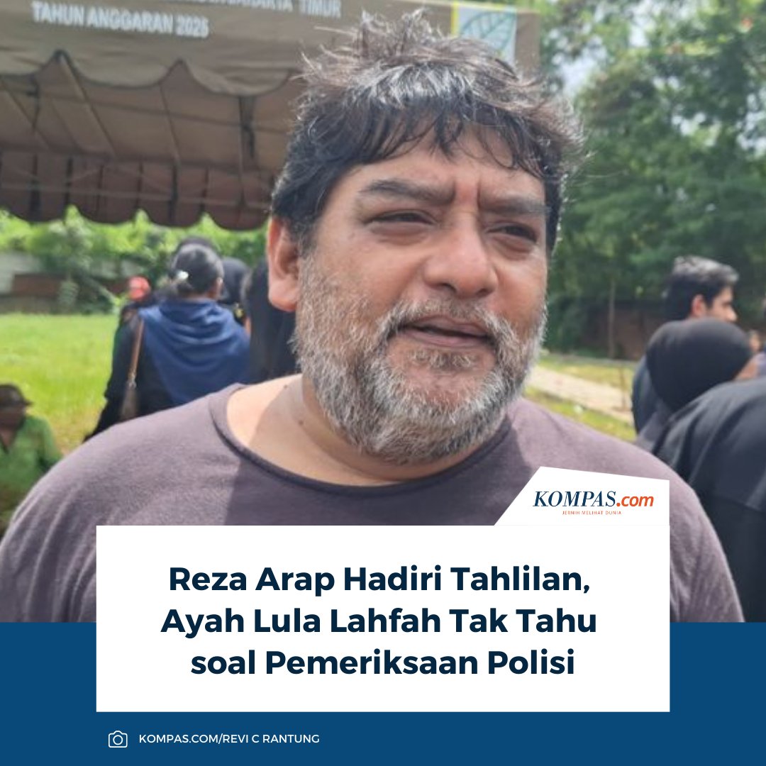 KompasEnt's tweet image. Keluarga Lula Lahfah menggelar tahlilan tiga hari setelah wafatnya sang selebram, sementara ayah Lula hanya mengetahui penyebab wafatnya tanpa mengikuti proses pemeriksaan hukum.

👉🏻Baca selengkapnya kompas.com/hype/read/2026…

~AM #LulaLahfah #RezaArap #Polisi