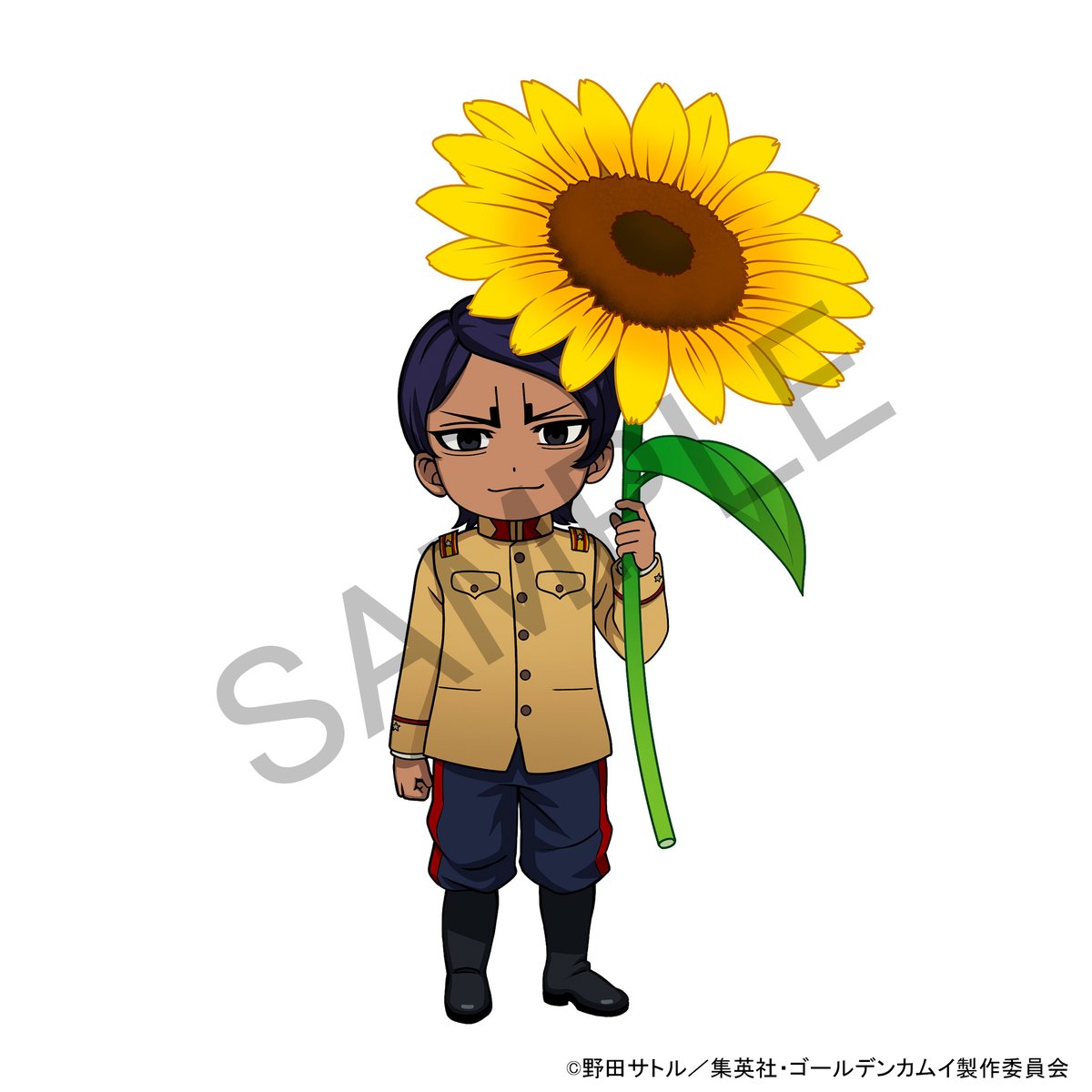 karendo_press's tweet image. 🌹TVアニメ『 #ゴールデンカムイ 』× #karendo コラボ🌹

コラボイラストで鯉登少尉が持つお花をご紹介✨

お花：ひまわり

karendoの全国6店舗にてポップアップを開催中‼
グッズはオンラインでもご購入いただけます🌺

▼詳細▼
store.kadokawa.co.jp/shop/e/eki0004…