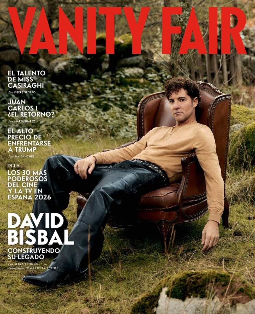 <a href="/MgazineVirtual/">Magazine Virtual by German Delgado</a> Muy recomendable👌
Profesionalidad y respeto a un artista y ser humano admirable con unas líneas e imágenes cargadas de verdad sobre una trayectoria intachable.
#DavidBisbal
#VanityFair