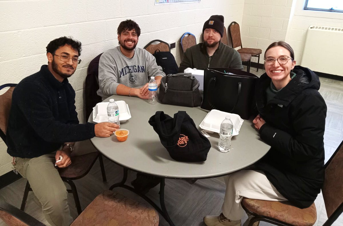 <a href="/WesternMichU/">Western Michigan University</a> students enjoy a free beef noodles and gravy dinner at our Kanley Chapel meal site on Monday night. Thanks to the Fat Brands Foundation for sponsoring the meal.