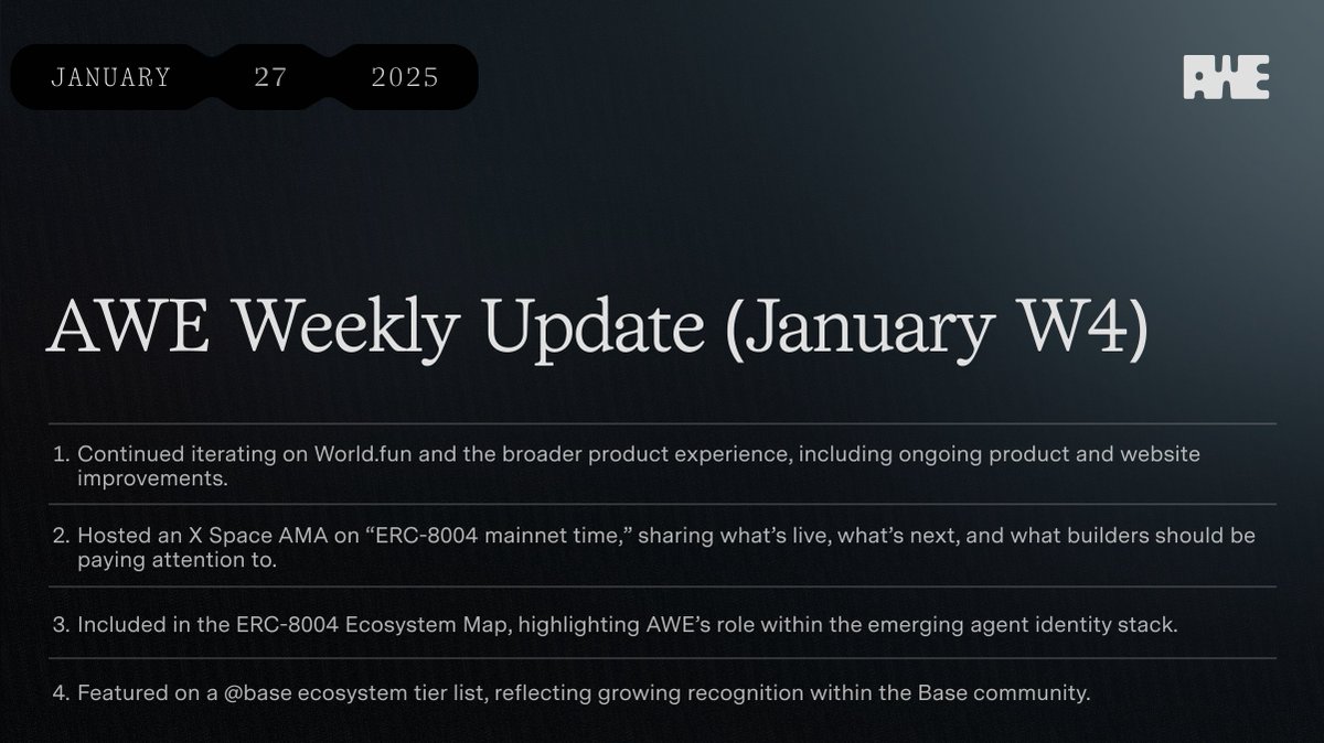 AWE (@awenetwork_ai) / Posts / X