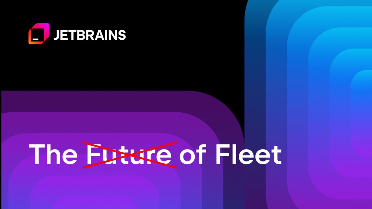 Po delší době mě napadlo se podívat na aktualizaci ohledně #JetBrains #Fleet a to co bylo vidět, nebo spíš nevidět, na aktivitě změn už dlouho je bohužel oficiální. Škoda, já se (roky) fakt těšil 🙈 🤧 blog.jetbrains.com/fleet/2025/12/…