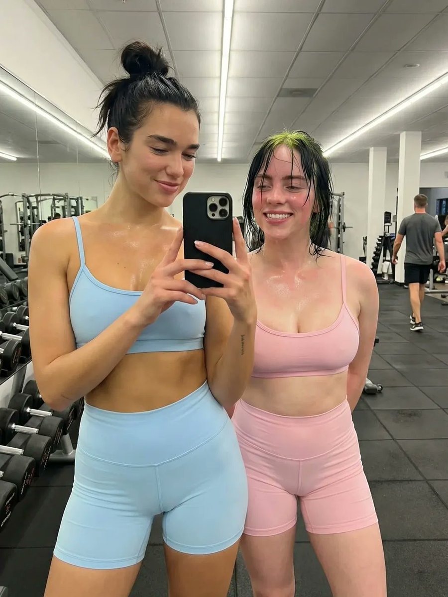 Gooddlovee's tweet image. Dua Lipa 💗 Billie Eilish