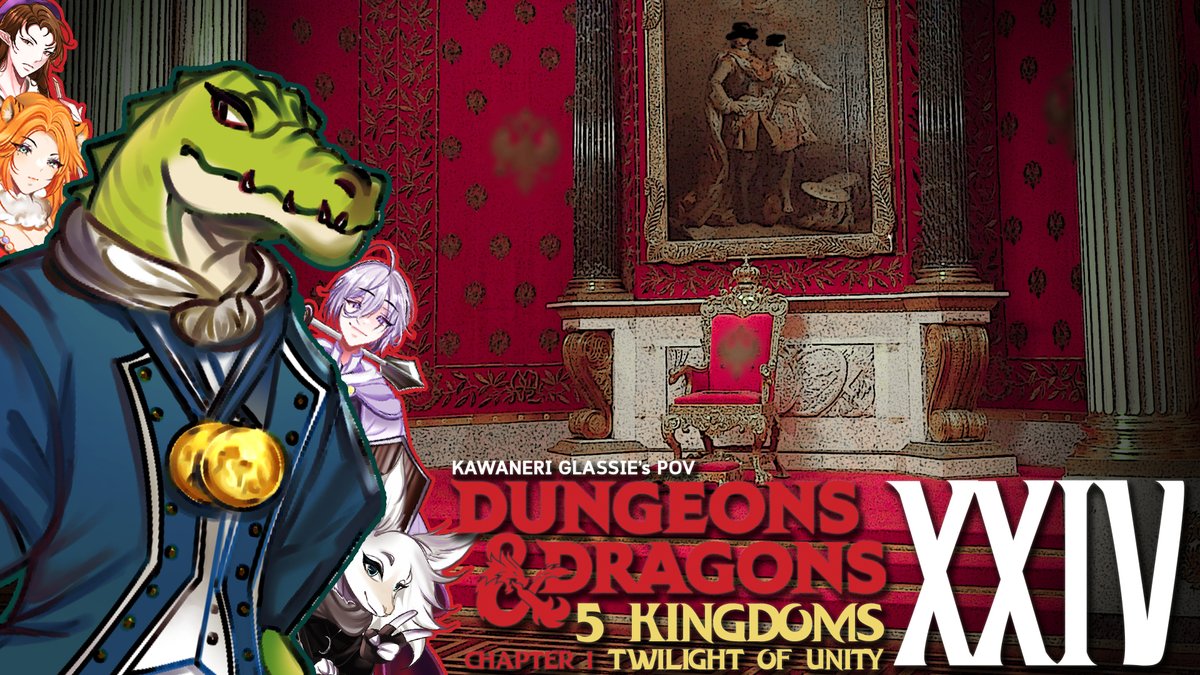 kawaneriglassie's tweet image. เงาสองร่างหน้าบัลลังก์ หนึ่งเงากำลังหวาดกลัว
Two shadowy figures stand before the throne, one filled with fear.

[ Dungeons &amp;amp; Dragons: 5 Kingdoms Chapter I Twilight of Unity EP.24 ] ท้องพระโรง 

| 08:15 PM GMT+7 | 06:15 AM MST |

#Project5Kingdoms #KWVtuber #KWlive #VtuberTH