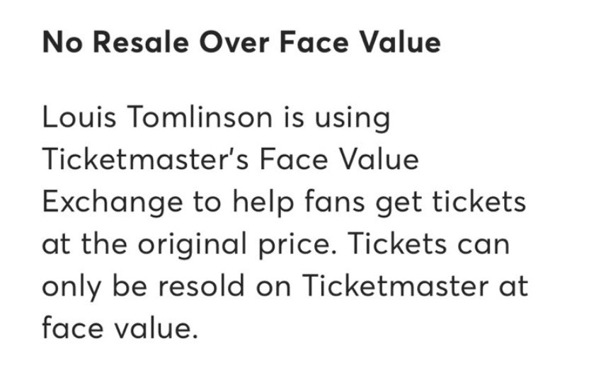 Love and respect for your fans should always come before money. No exceptions.
