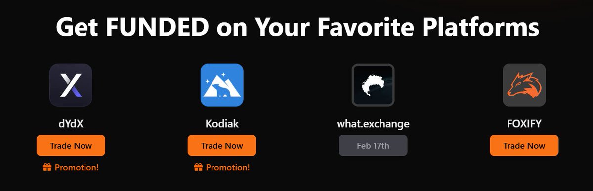 If you could trade with prop firm capital on one exchange only…

Which one are you choosing? 👀👇