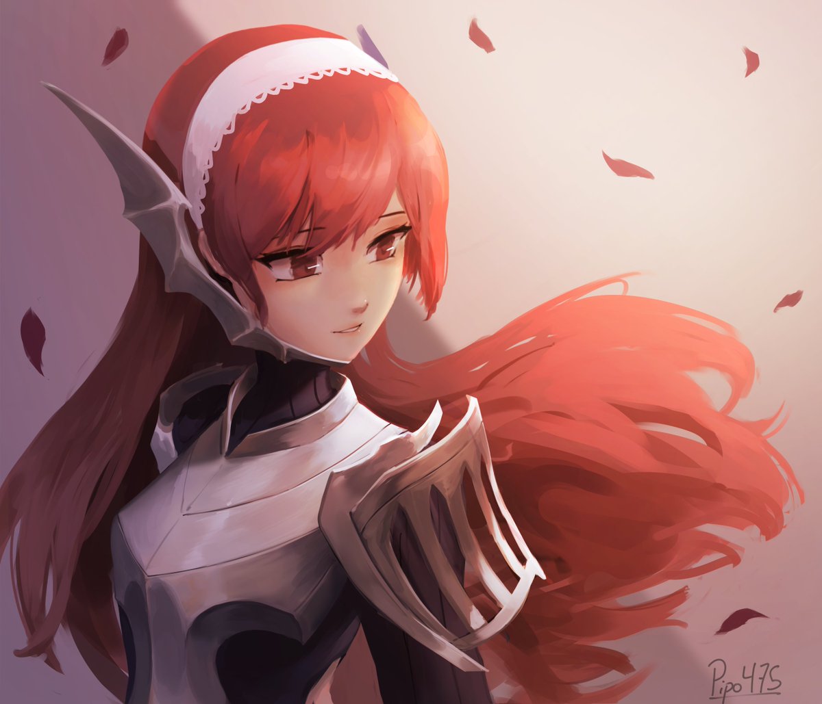 #100日チャレンジ #100DayChallenge 
Day 3 - Cherche

I struggled a lot with the armor

Also thanks for 500 followers! Can't believe we got there so fast