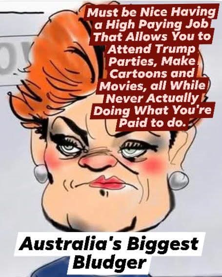 <a href="/OneNationAus/">One Nation Australia</a> This honest Poorline .
Poor misunderstood petal.
