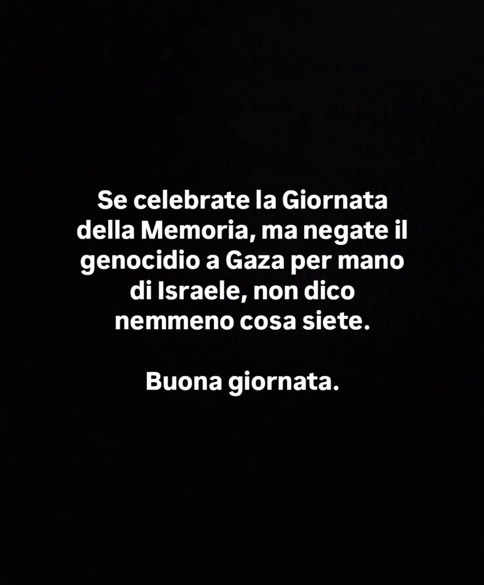 Postato su instagram. Buona giornata anche qui.
