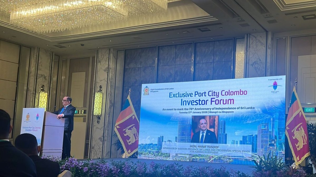 Colombo Port City Economic Commission tweet media