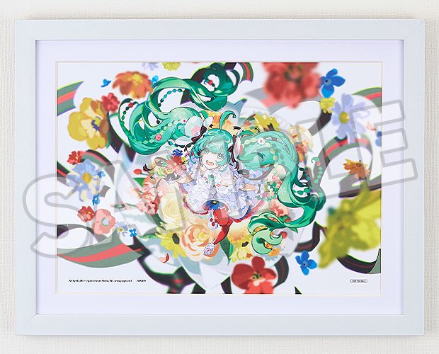 初音ミク feat. Yoneyama Maiが発売されまして、特典の複製原画が豪華