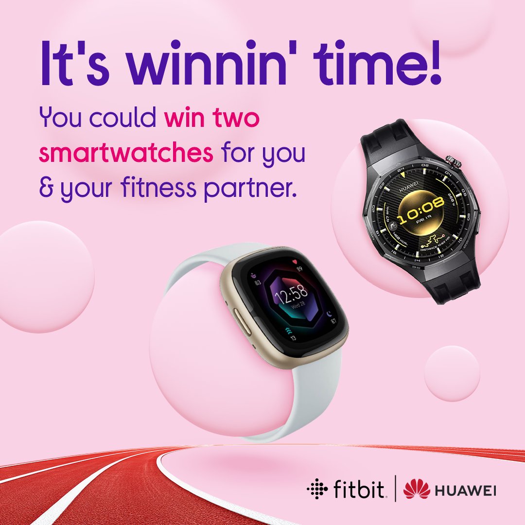 ✨ GIVEAWAY TIME ✨

We’re giving you the chance to win a FITBIT Smart Watch and HUAWEI Watch ⌚️🧑‍🤝‍🧑

To enter, follow @Currys, like this post and reply to the competition post by tagging your workout partner #Currys. ✨

Comp closes: 29/01
T&amp;Cs: bit.ly/3Ntbqhi