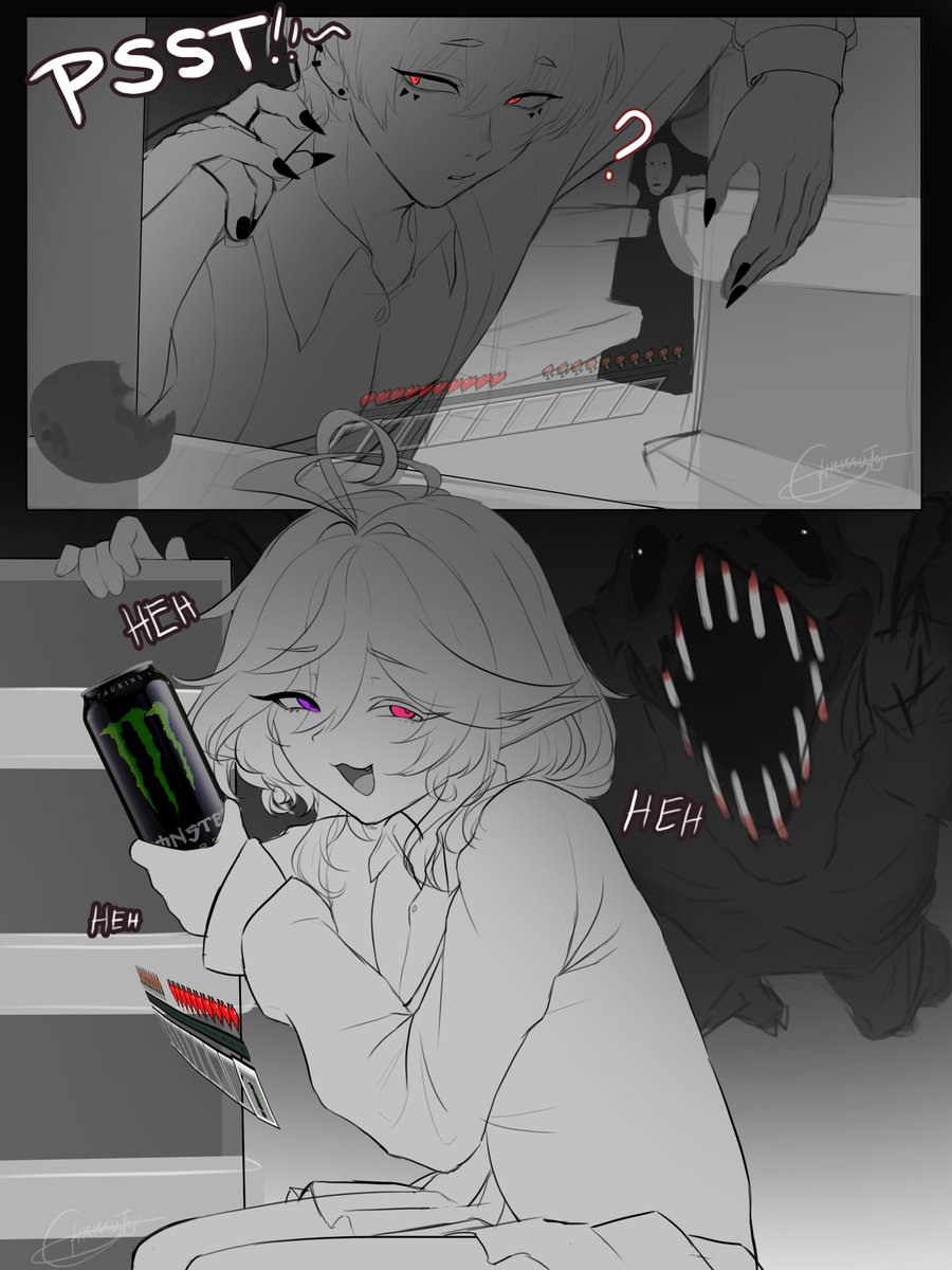 Chrissy and Izuki's Minecraft Horror Adventure!!

#ChrissyオレオART