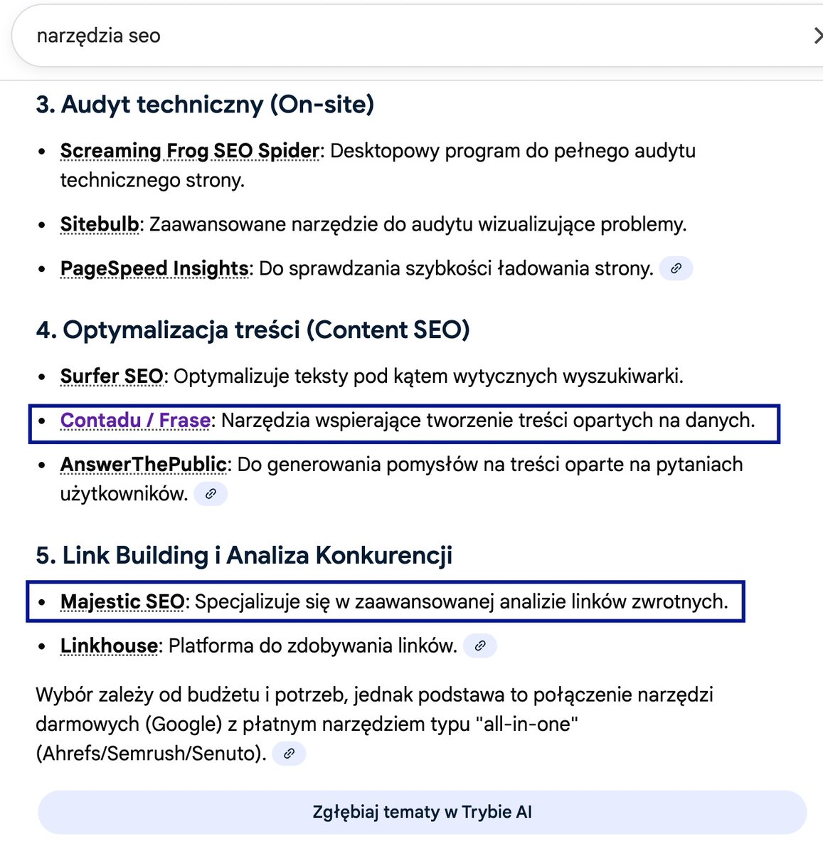 ❓ 𝐂𝐳𝐲 𝐰𝐚𝐫𝐭𝐨 𝐮𝐟𝐚𝐜́ 𝐰𝐲𝐧𝐢𝐤𝐨𝐦 𝐀𝐈 ❓

Zastanawialiście się ostatnio, na ile weryfikować odpowiedzi w AI Overviews czy ChatGPT? Bo w mojej ocenie, to co tam znajdujemy, 𝐭𝐨 𝐜𝐳𝐞̨𝐬𝐭𝐨 𝐩𝐫𝐚𝐰𝐝𝐳𝐢𝐰𝐲 𝐤𝐨𝐬𝐳𝐦𝐚𝐫 analityka.

#GEOpytania #AISEOpytania