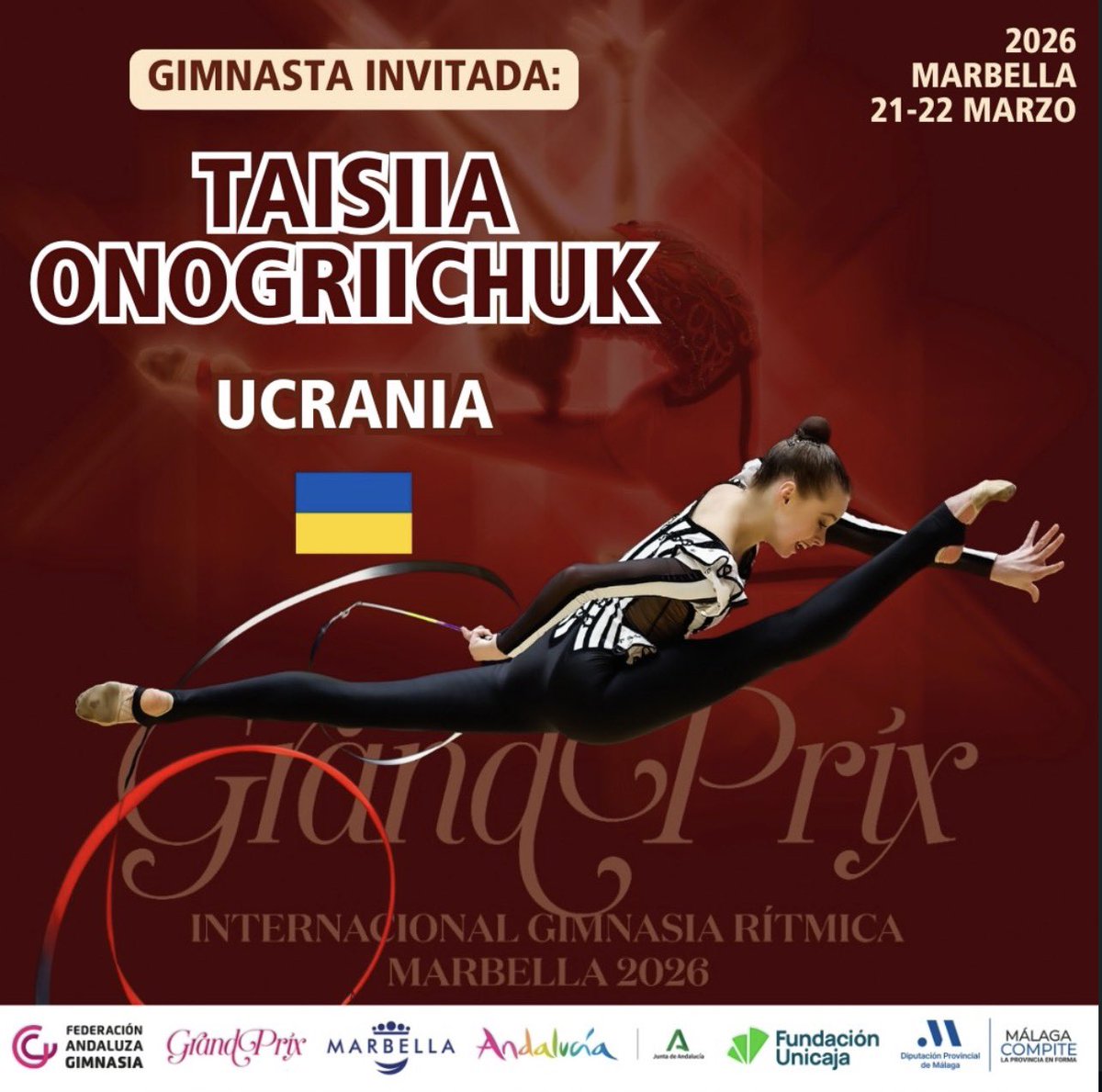 Ya conocemos los dos primeros nombres de gimnastas invitadas al #GPMarbella de este año ✨

Veremos tanto a Anette Vaher 🇪🇪 como a Taisiia Onofriichuk 🇺🇦